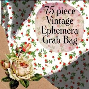 75 Pieces of Ephemera for Junk Journaling